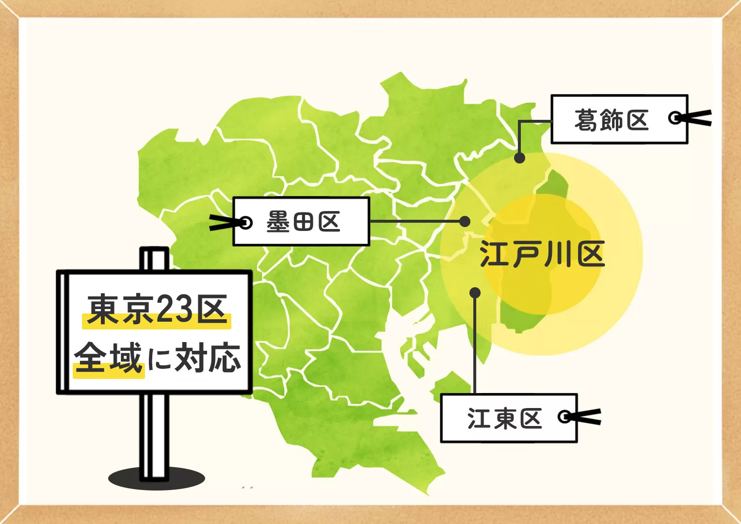 対応エリア:東京23区全域