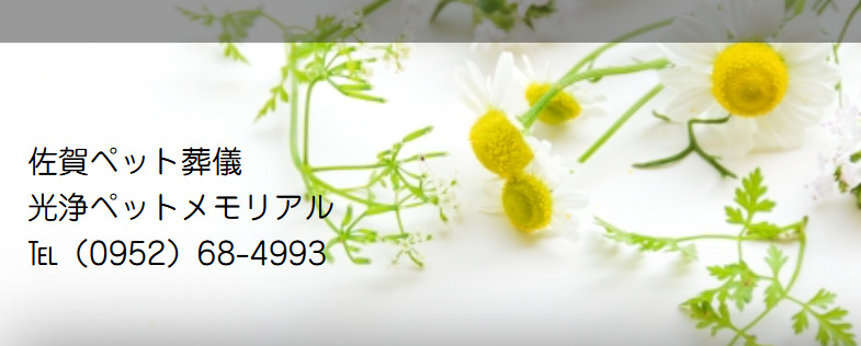 佐賀市のおすすめペット火葬業者口コミランキング4位の佐賀ペット葬儀光浄ペットメモリアル